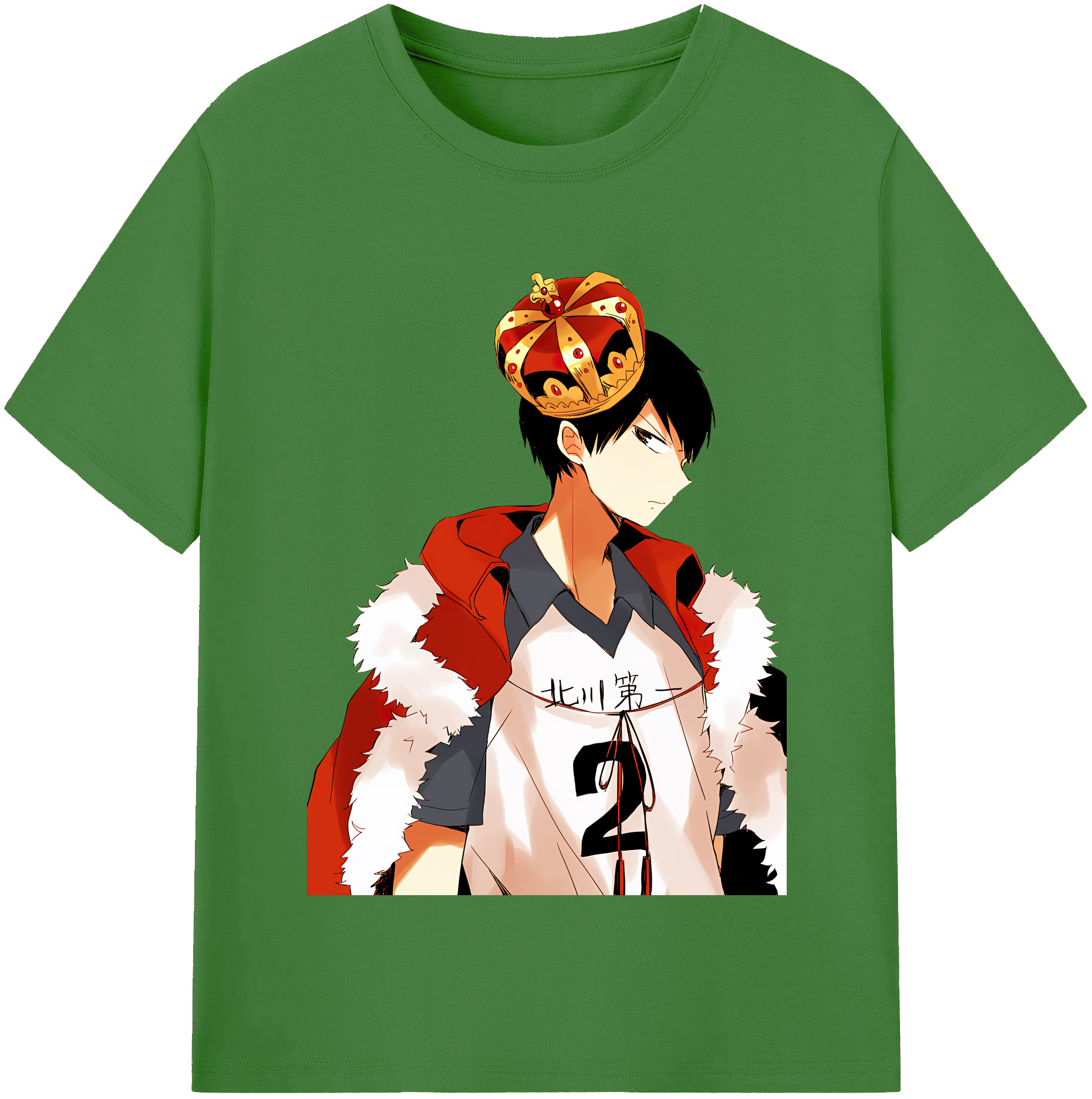（画像用） ハイキュー!! Haikyu!! レディースカジュアルプリントTシャツ（綿100％）